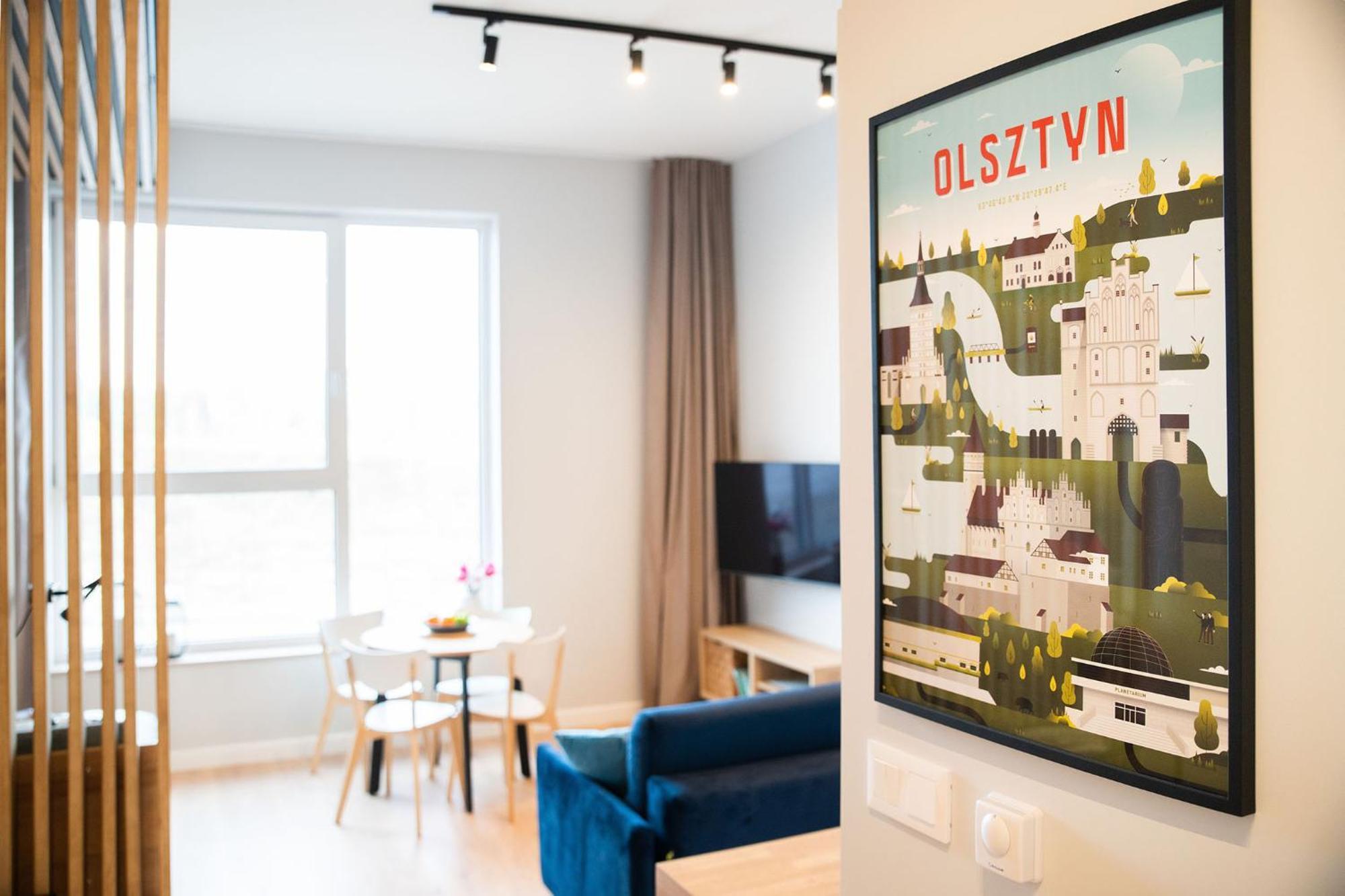 Apartament Ukiel Park 3 Przy Plazy Miejskiej - Free Parking,Fv 올슈틴 외부 사진